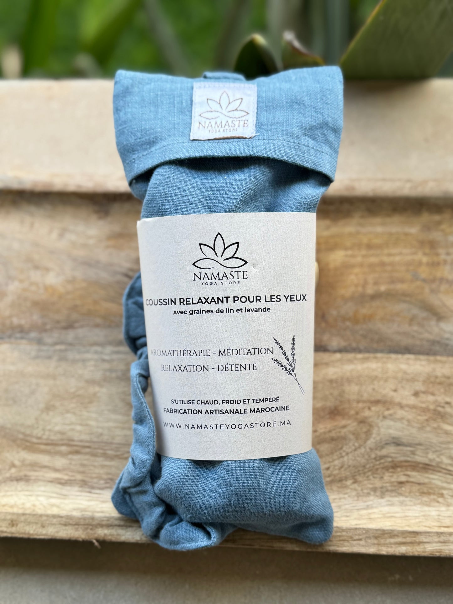 Coussin Relaxant Yeux_Bleu provincial