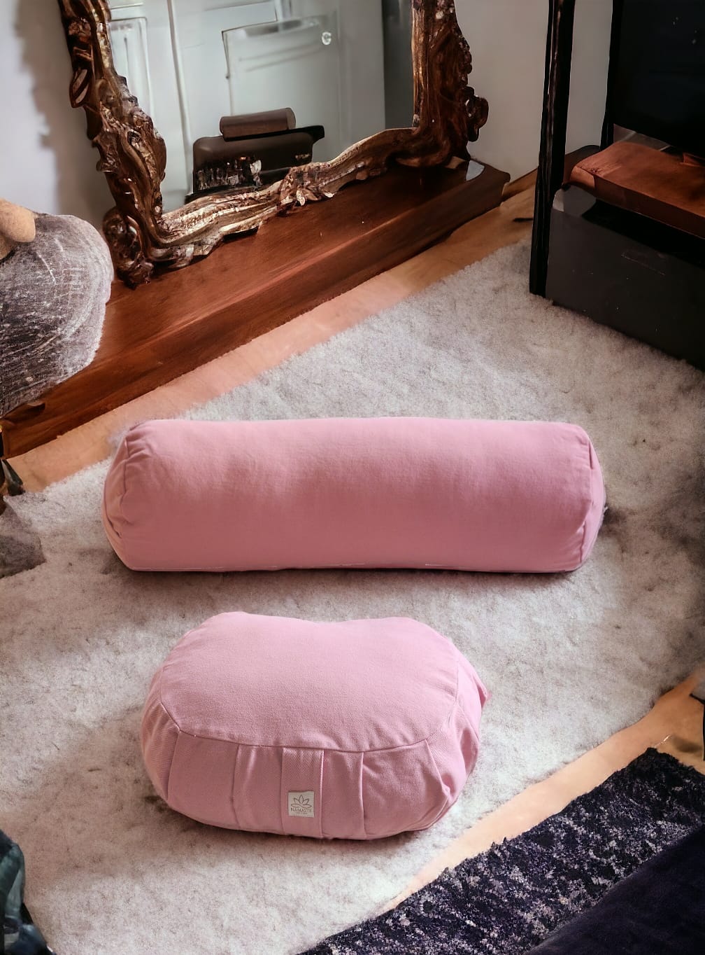 Bolster_Coussin de Yoga cylindre - Lilas