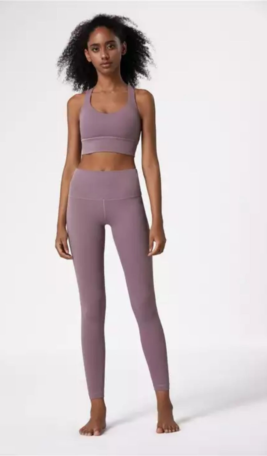 Leggings | Brassière - Violet