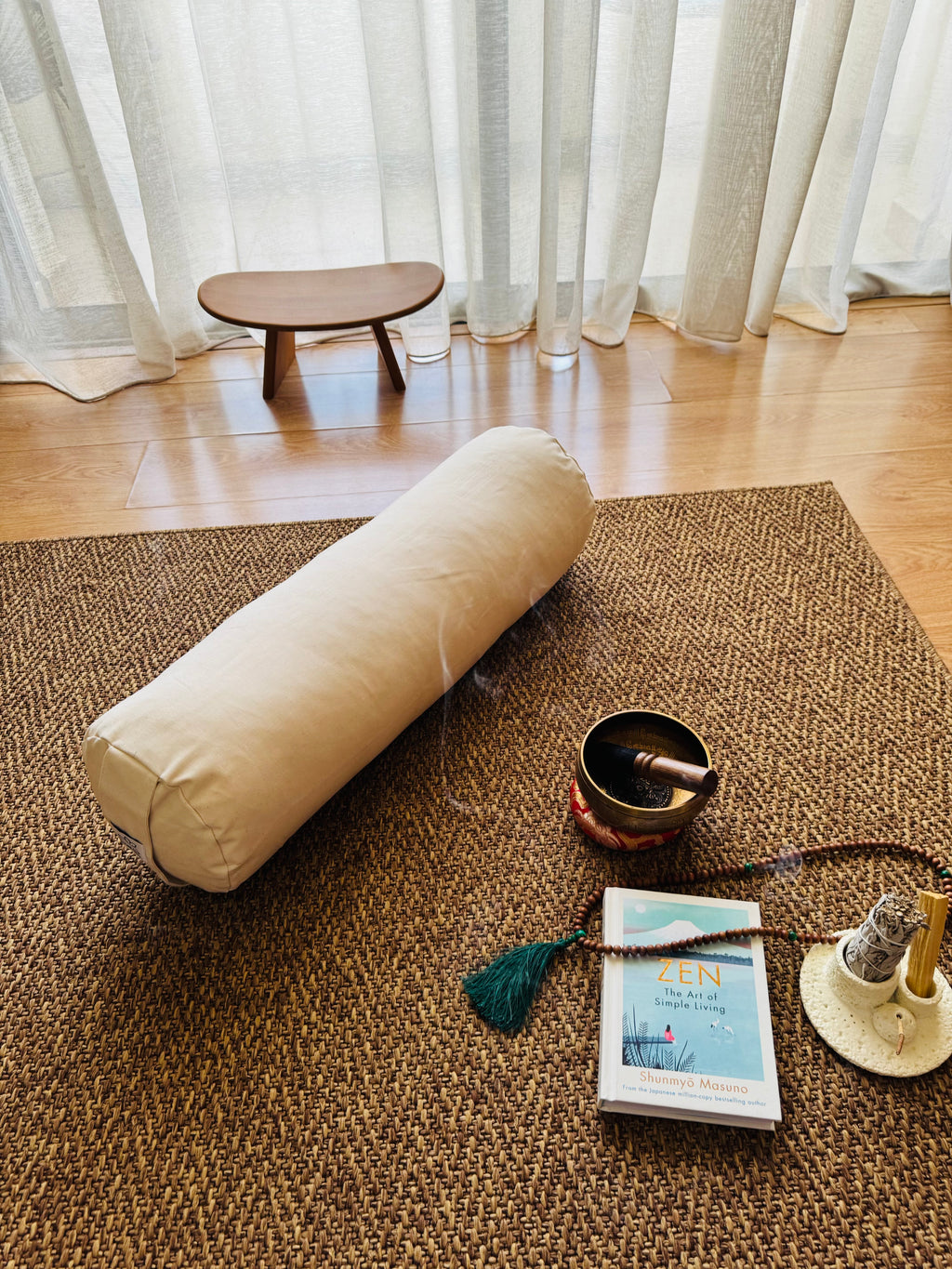 Bolster_Coussin de Yoga cylindre | Ivoire