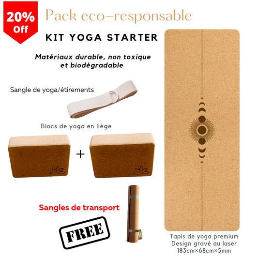 Pack Eco-responsable | Kit Yoga Starter – Liège - Moon phases