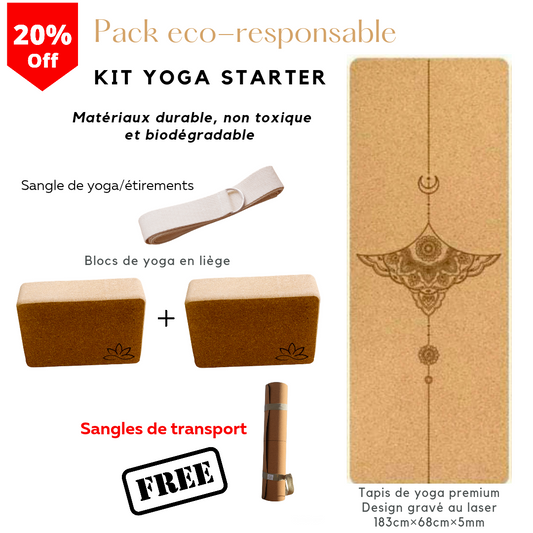 Accessoire de massage, Goodies, Set de yoga namaste personnalisable