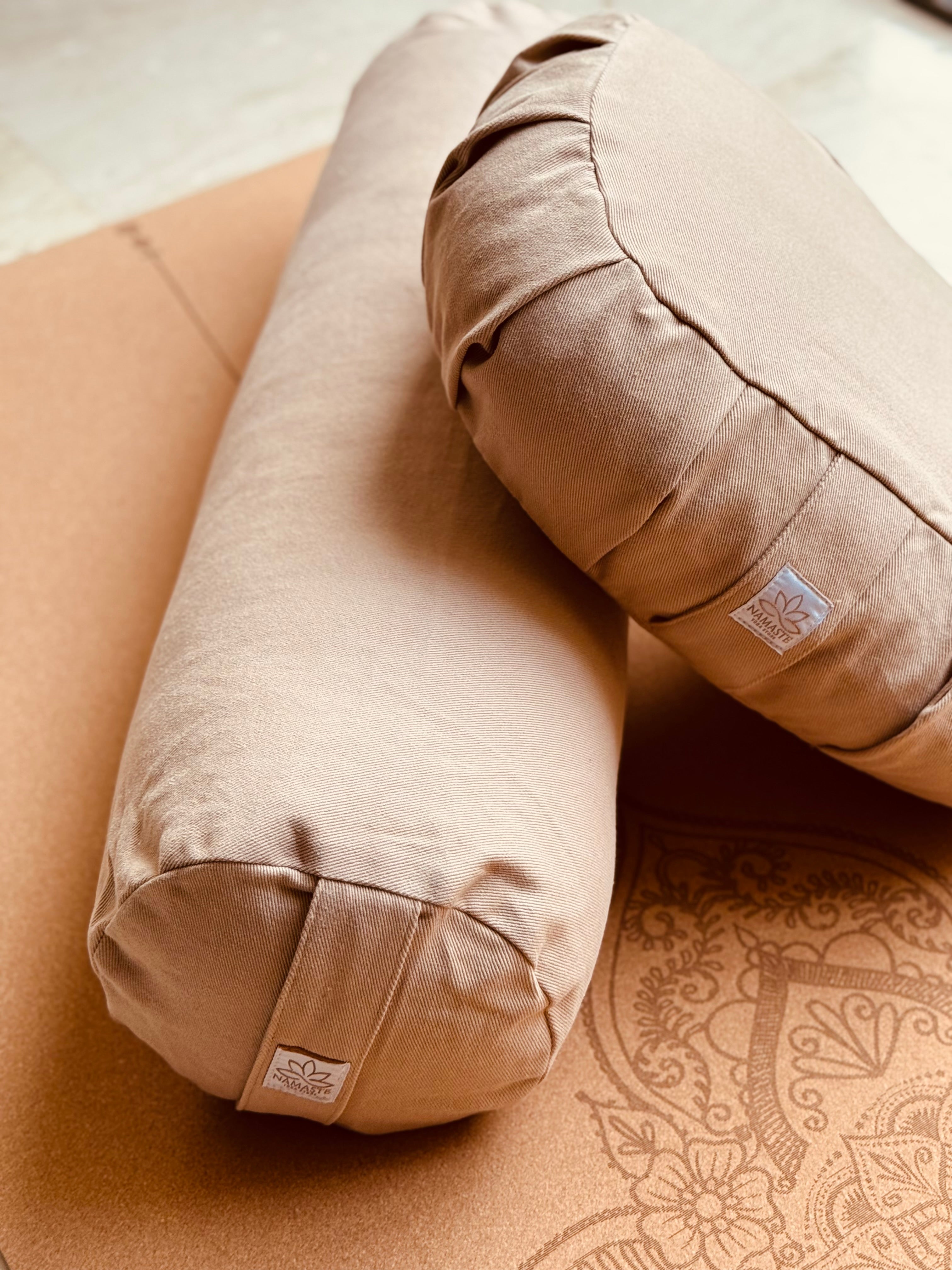Bolster_Coussin de Yoga cylindre – LATTE