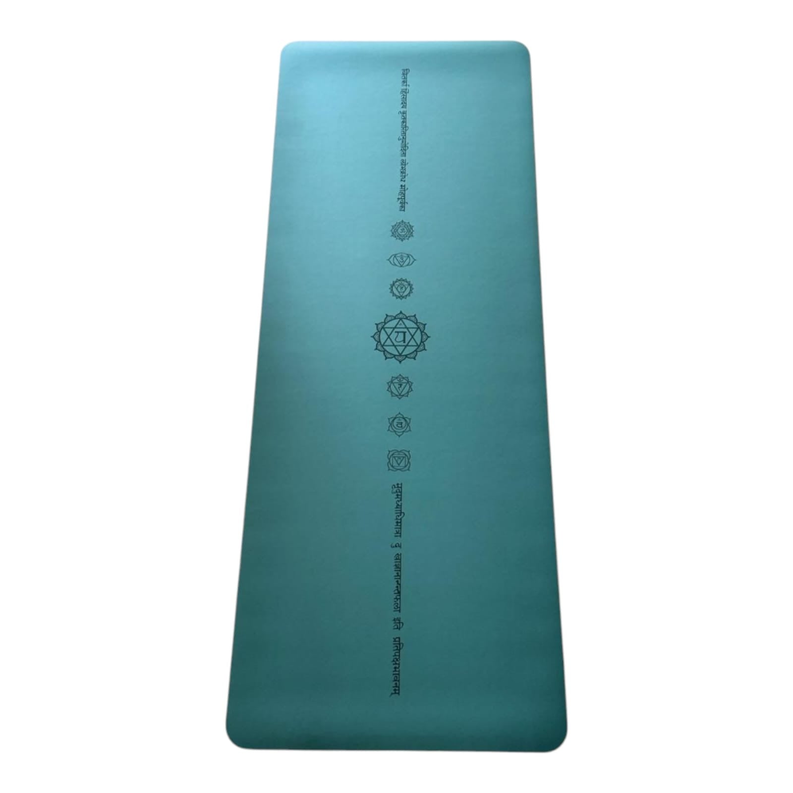 Tapis de yoga Caoutchouc naturel, fibre de coco et polyuréthane 2. | 7 Chakras Vert