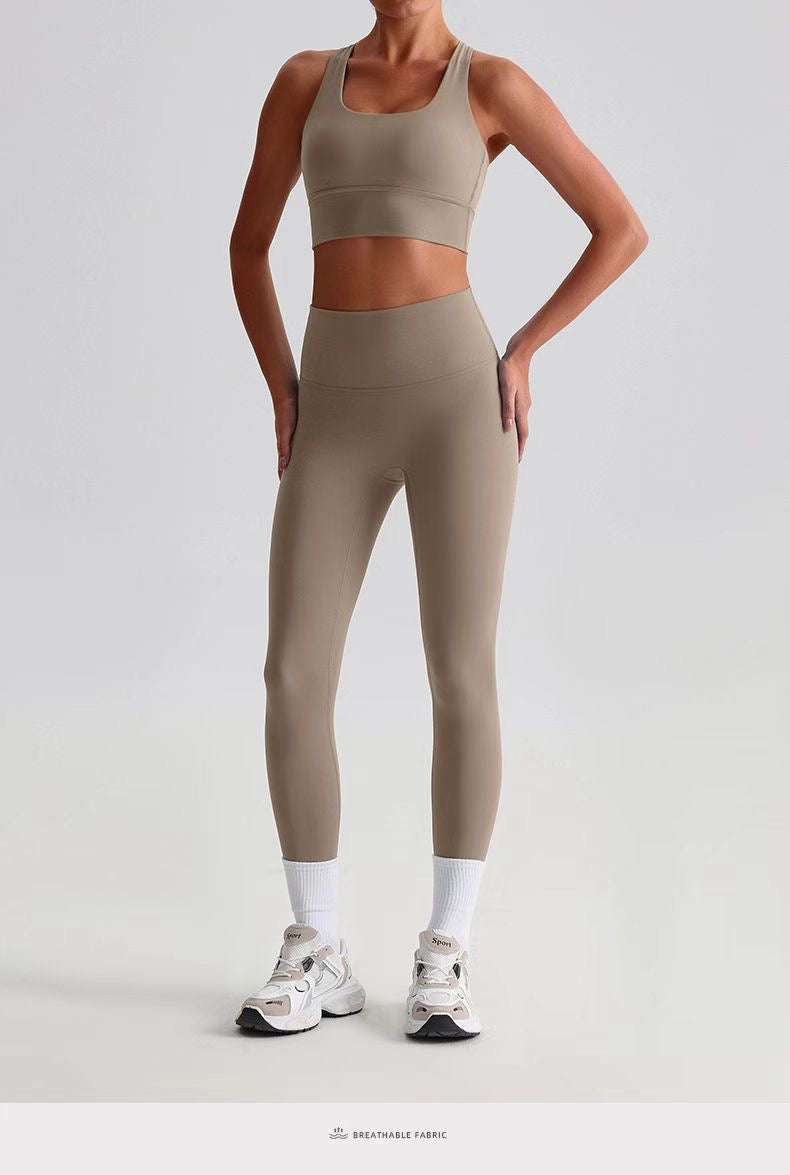 Set Leggings +Brassière | Taupe