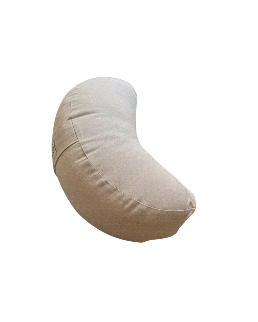FUZEN - Coussin de méditation en demi lune  IVOIRE