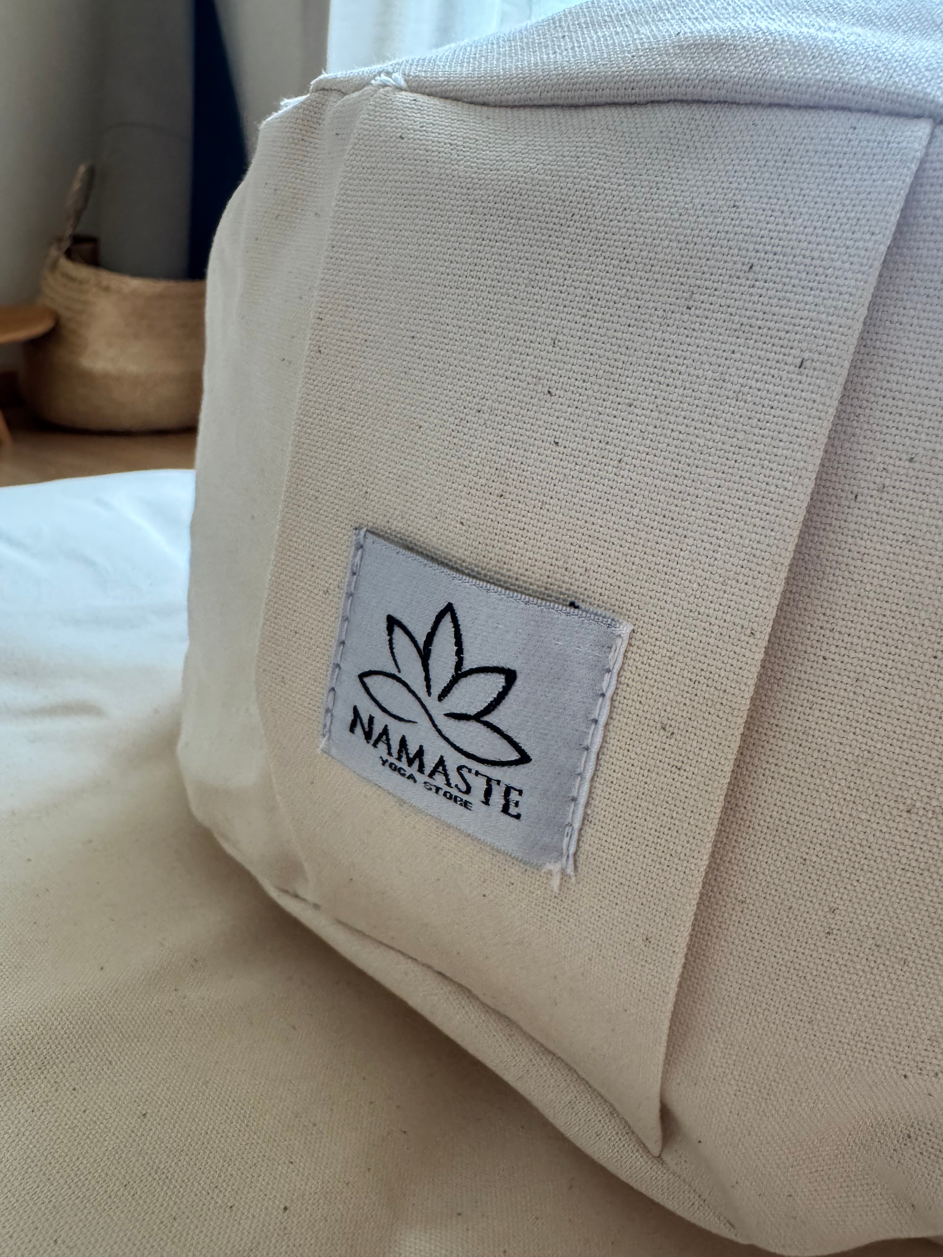 Zafu_Coussin de méditation Rond _ Ivoire