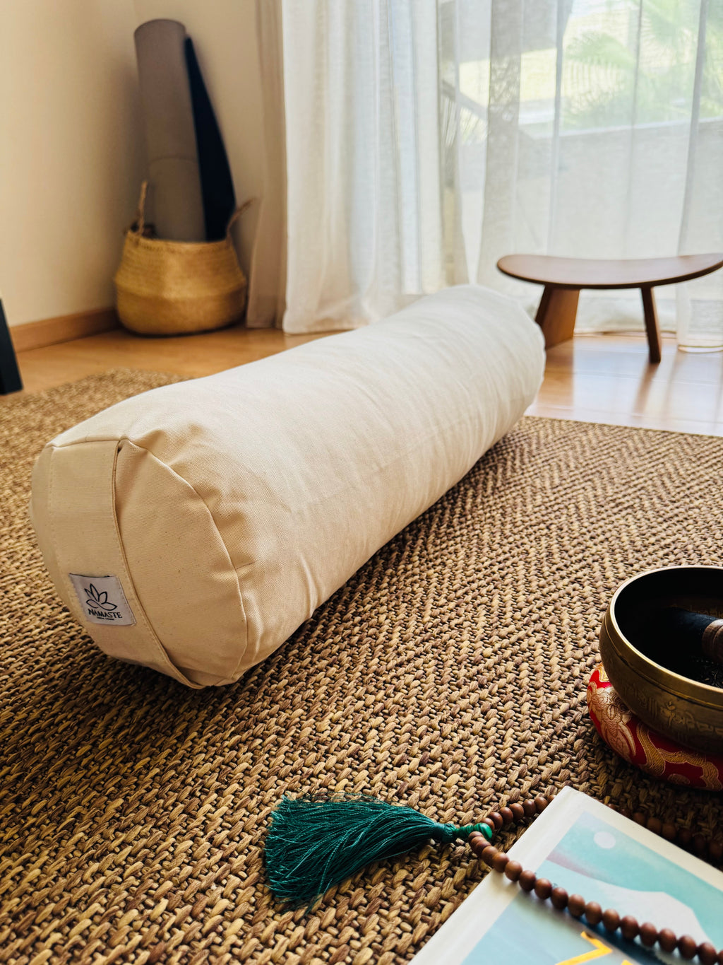 Bolster_Coussin de Yoga cylindre | Ivoire