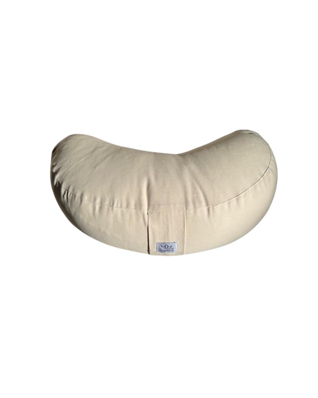 FUZEN - Coussin de méditation en demi lune  IVOIRE
