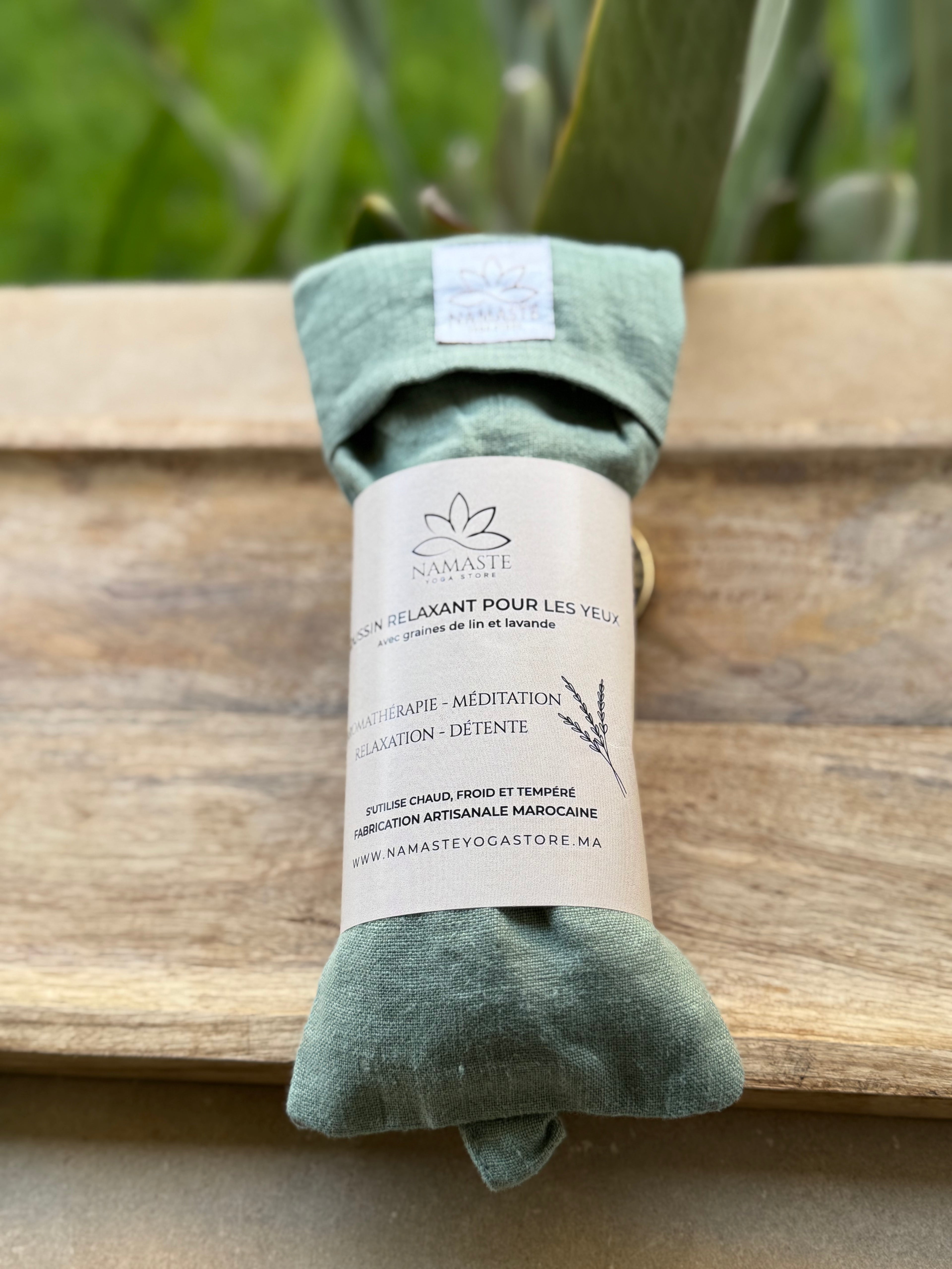 Coussin Relaxant Yeux_Vert