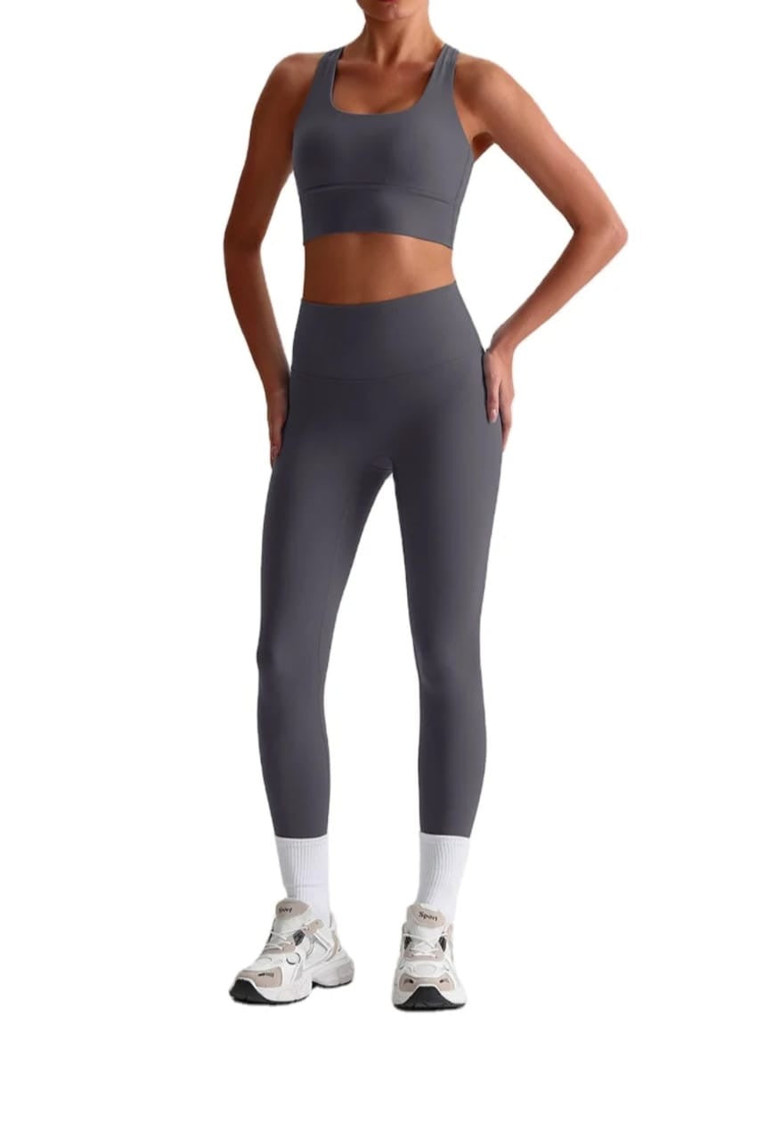 Set Legging+Brassière | STORMY GRAY