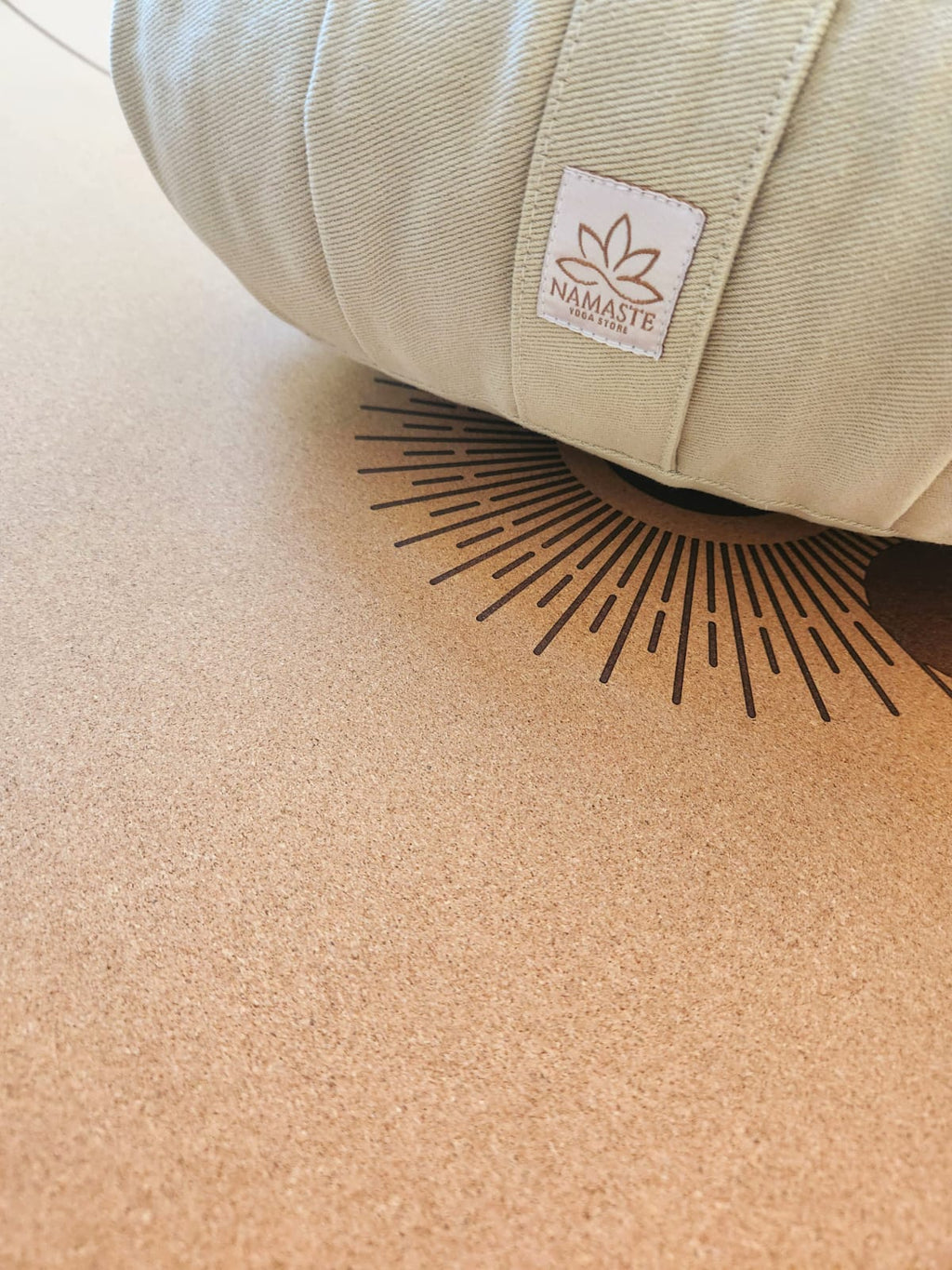 Zafu_Coussin de méditation-Taupe