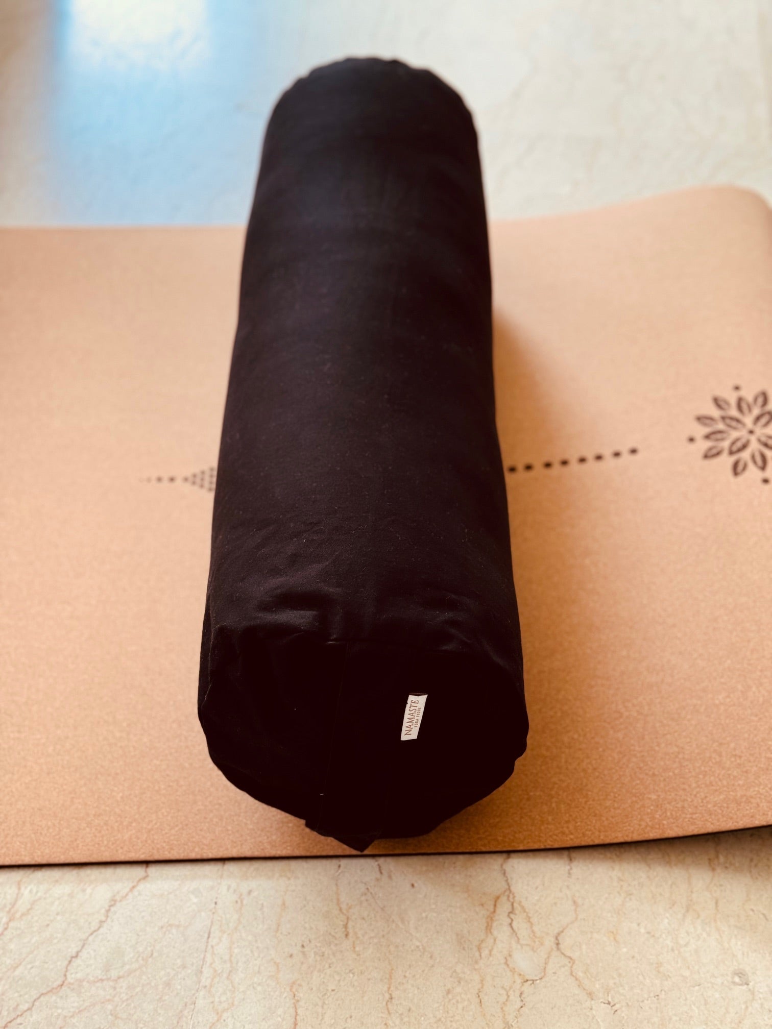 Bolster_Coussin de Yoga cylindre | Noir