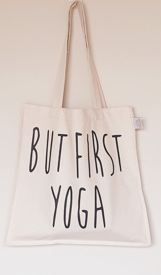 Tote Bag_But first Yoga