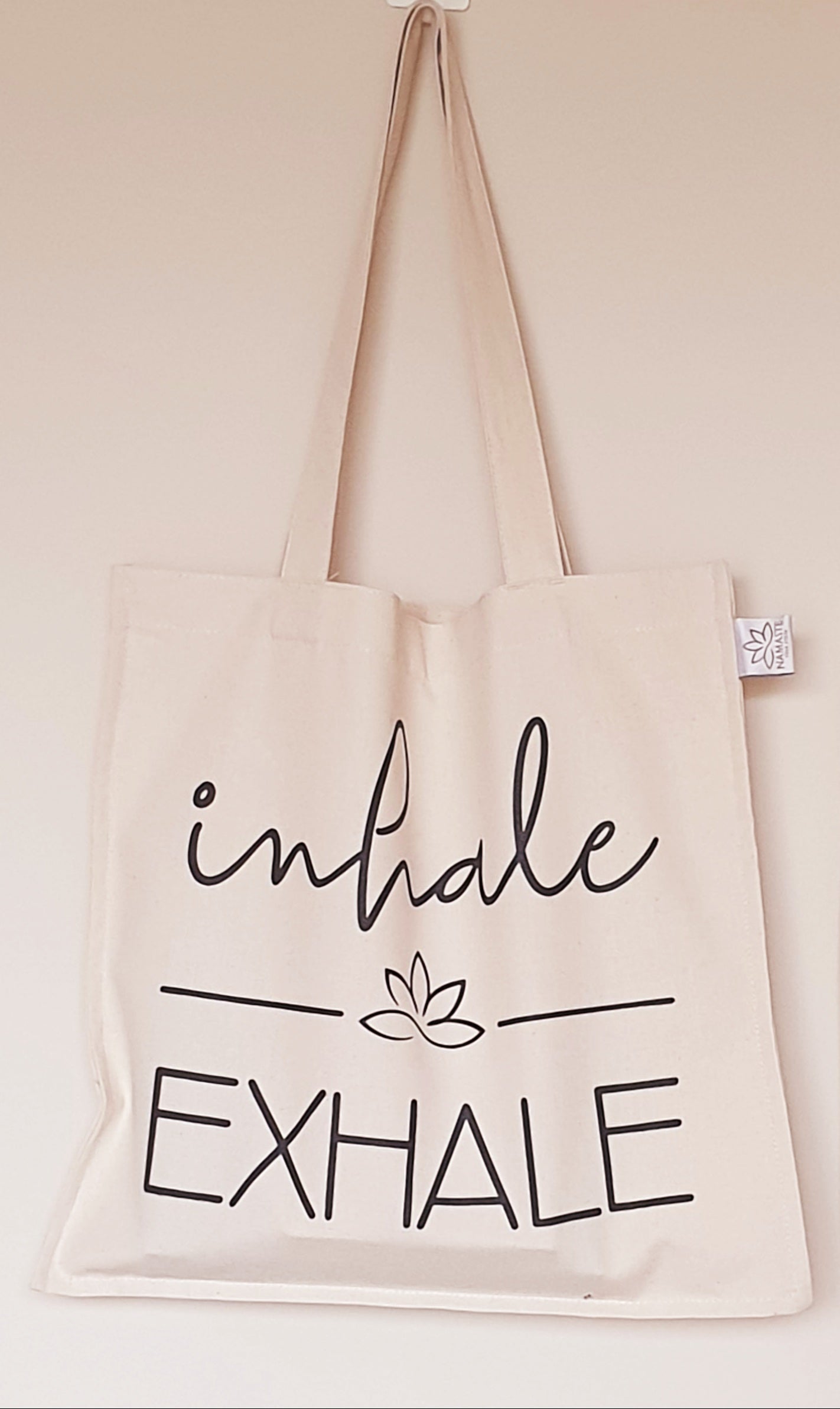 Tote Bag-Inhale Exhale