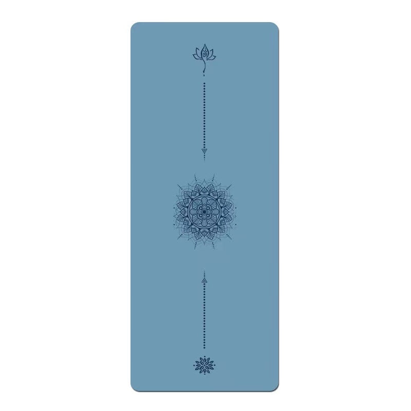 Tapis de Yoga Caoutchouc naturel & Polyuréthane | Mandala Bleu